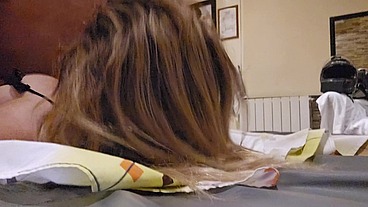 me folle una mesera uruguaya por una propina