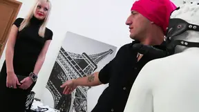Blonde Russian babe Logan Bella loves hard anal sex