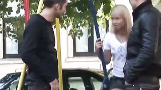 EXPLOSIVE 3SOME ACTION Blonde Bombshell Bennett Encounters 2 HUGE COCKS in a SEXFILLED THRILL RIDE