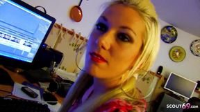 Tattooed Teen Enjoys Watching Her Anal Adventures and Discusses the Experience