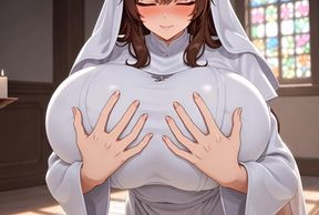 Curvy BBW Nun Sensual Self Love Meditation Huge Boobs Massive Ass Gentle Orgasm