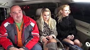 Busty Bara Brass Rides Cock Hard in Car Until He Cums Inside Her