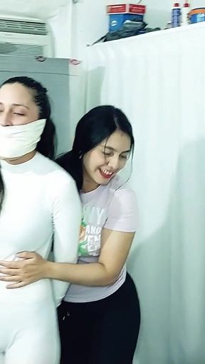 Elvira’s Tightest Hogtie - Gagged, Helpless and Humiliated