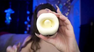 Lippy Super SUCKS 8 Big tits analyst gagging on her vibrator
