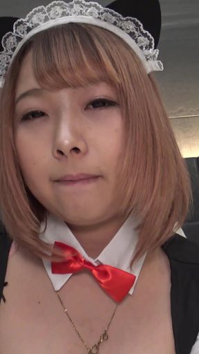 Her Name Is Rio and She Wears a Maid Costume for Us in a Hotel Room