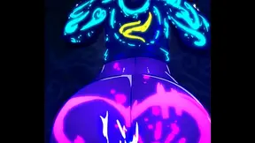 3D Anime Beauty Rides Cock Doggy Style in Derpixon's K/DA Hentai Fantasy