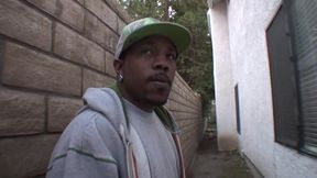 Giant black cock in the pussy of a nasty blonde