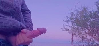 Busting a nut with a view