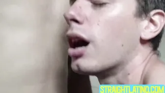 Latino Uber driver seduced into bareback threesome with two hung strangers
