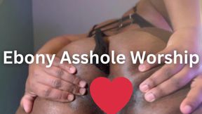 Ebony Asshole Worship