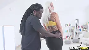 Blanche Bradburry And Freddy Gong - Her First Anal
