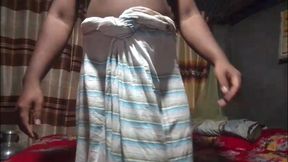 Cute boy masturbation in his room