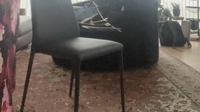 The sissy gets an OTK spanking from the boss