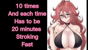 Mommy Android 21 Joi (Joi, Cei, Edging, Ruined Orgasm) (multiple cum points)