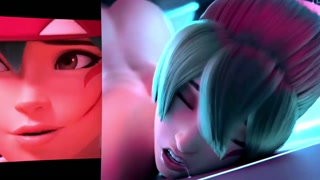 (HMV) REVERSAL! Overwatch Girls Turned into Eager Cumsluts! - CMerchHMV - D.Va, Mercy, Ashe, etc