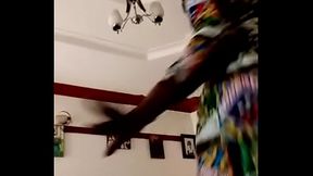 Uganda girl showing what she got