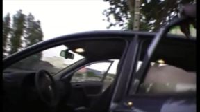 Fucked by top ebony in the car