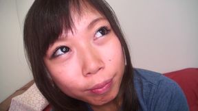 Asian shaved pussy is ready for creampie