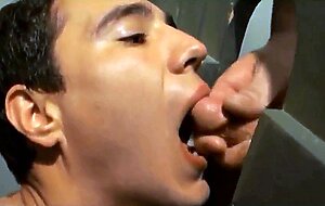 Glory hole and bathroom frot and suck