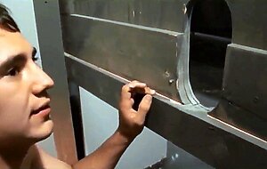 Glory hole and bathroom frot and suck