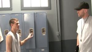 Hot Jocks Nice Cocks: Hairy Conner O'Reilly throat fucking