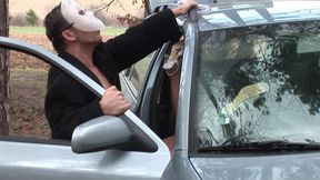 Outdoor anal in car