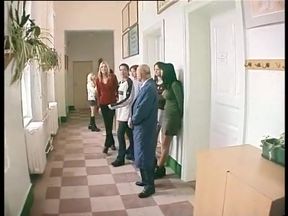 Blonde Student Legs up Fucked Hard by Teacher