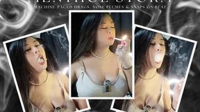 Menthol Storm: Machine-Paced Drags, Nose Plumes & Snaps on Beat