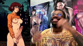 transgender velma is searching for someone to handle her tight hard girl cock, ai generated