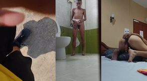 Thai ladyboy hotel wank cum drooling asshole kisses figa pelosa