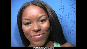 Gloryhole Secrets Ebony sucking off strangers POV 9