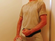 【オナニーwith me】元ラガーマンのフェチオナニー｜汗だく汗臭い洗濯していないユニフォームでトレーニング　2023年8月17日記録