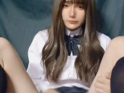 男の娘のドライオーガズム Japanese Crossdresser Dry Orgasm