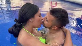 The Water Covers Them as They Devour Each Other with Kisses Full of Desire