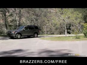 Stunning blonde hitchhiker is fucked