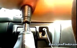 Anal fun in the car