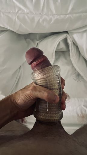 Big white dick cumming
