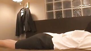 Japanese Bombshell in Lingerie - Sexual Encounters with Hairy Panties