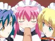 Hentai Pros - Goddesses Fauna & Jordh Purify Kosuke Kawakami By Fucking The Evil Cum Out Of Him