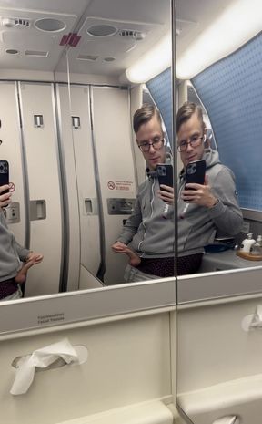 First Batch of Smaller Videos! Jerking off on Plane the Second Time