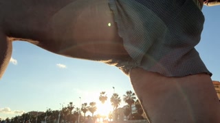Public Tiny Shorts Wedgie Visible Pussy