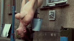 Delinquent Valerie Gets an Intense Lesson on the Parrot Swing with Her Tits Being Slapped and a Huge Anal Hook Deep in Her Ass