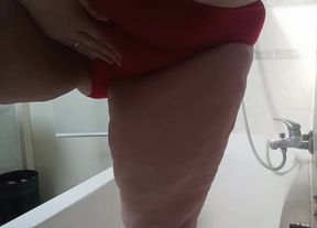 Pee in my red undies