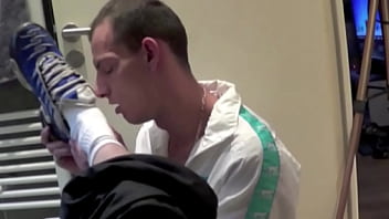 696 badboy in the bed fucking with jogging and sneakers