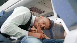 DrillMyHole: Flight Attendant Devy Gets Face Fucked by Roman Todd in First Class!
