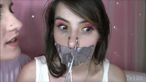 Nose Pinching Breath Play: Unsuspecting Ziva (HD WMV)