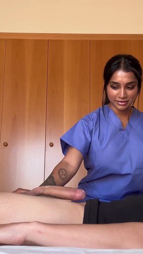 Big Ass Nurse Rides Her Patient's Cock When the Doctor Is Not There- Yasminakhan