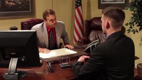 The Lobbyist - Rocco Reed and Duncan dark-hued culo Sex