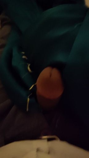 Satin Silk Handjob Porn - Handjob with Blue Satin Silky Salwar of Nurse 22