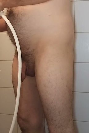 Hairy Gay Showering